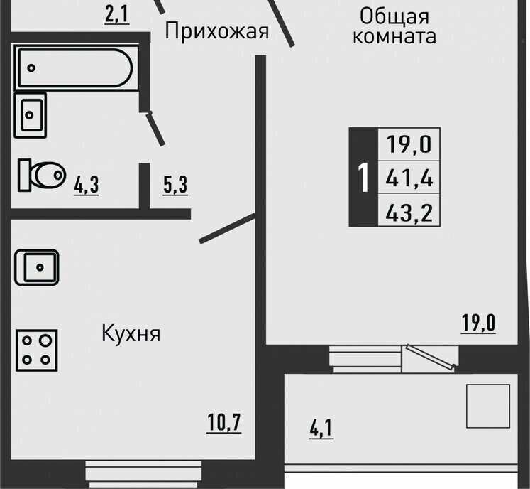 квартира р-н Орловский д Образцово ул Зеленина 14 фото 15