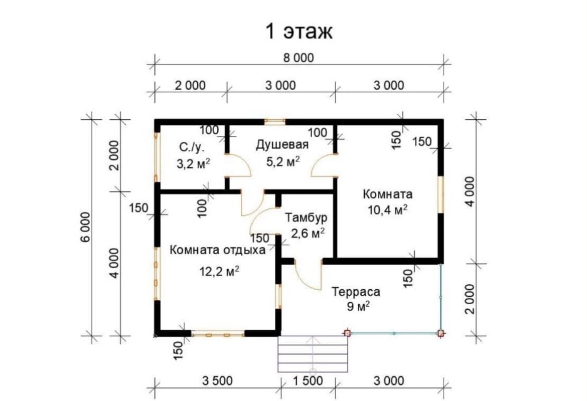 дом р-н Киржачский д Илькино снт Удача проезд Земляничный 19 Ярославское шоссе, 8 км, муниципальное образование Горкинское, Киржач фото 21