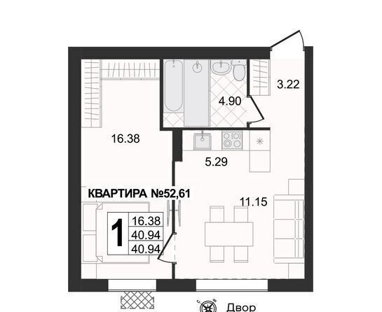 квартира г Муром ул 5-я Новослободская 1 фото 1