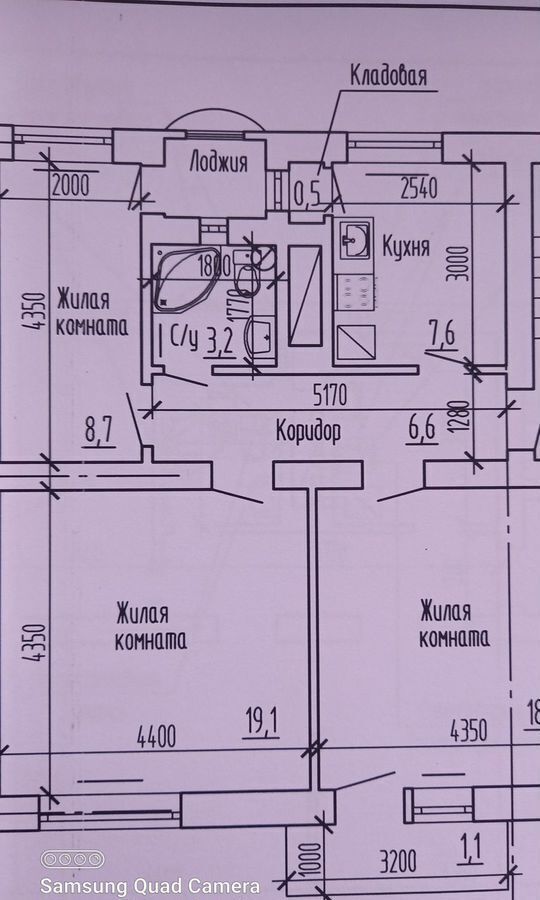 квартира р-н Черняховский г Черняховск ул Школьная 1 фото 9