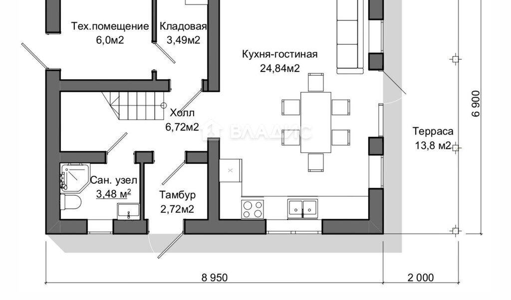 дом р-н Собинский п Ставрово ул Парковая коттеджный посёлок Ставровская горка фото 3