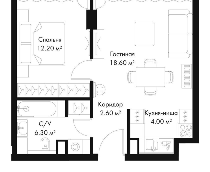 квартира г Москва метро Белорусская пр-кт Ленинградский 8 фото 3