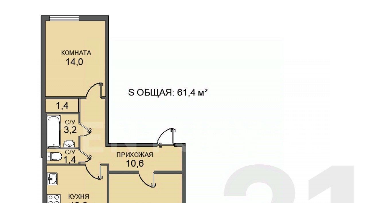 квартира г Санкт-Петербург п Шушары Славянка ул Ростовская 19/3 Звездная фото 2