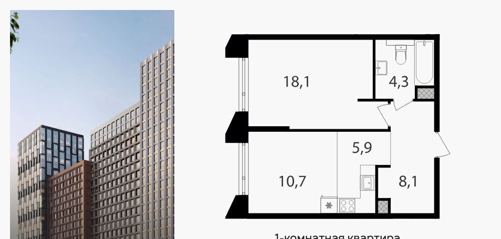 квартира г Москва метро Петровский парк проезд Старо-Петровско-Разумовский 1/23с 5 Парк фото 1