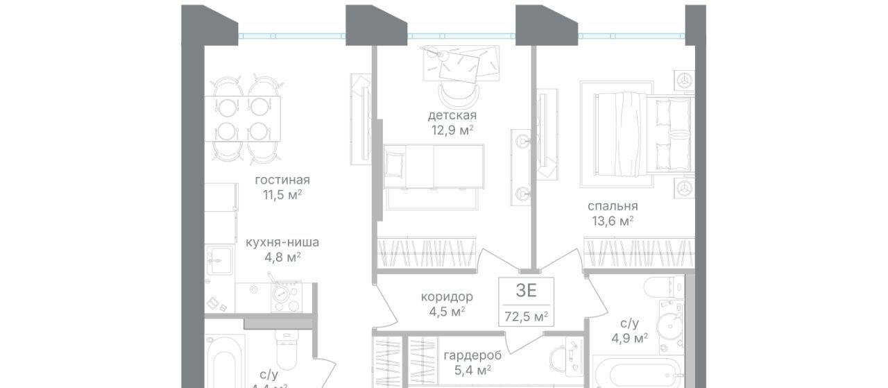 квартира г Москва метро Петровский парк проезд Старо-Петровско-Разумовский 1/23с 5 Парк фото 3