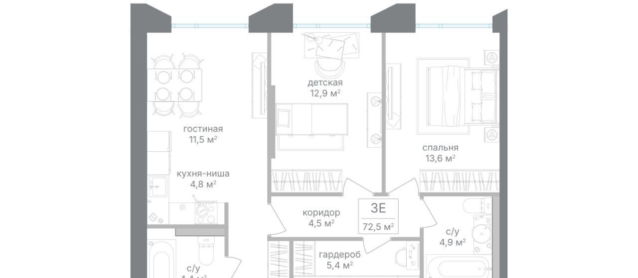 квартира г Москва метро Петровский парк проезд Старо-Петровско-Разумовский 1/23с 5 Парк фото 3