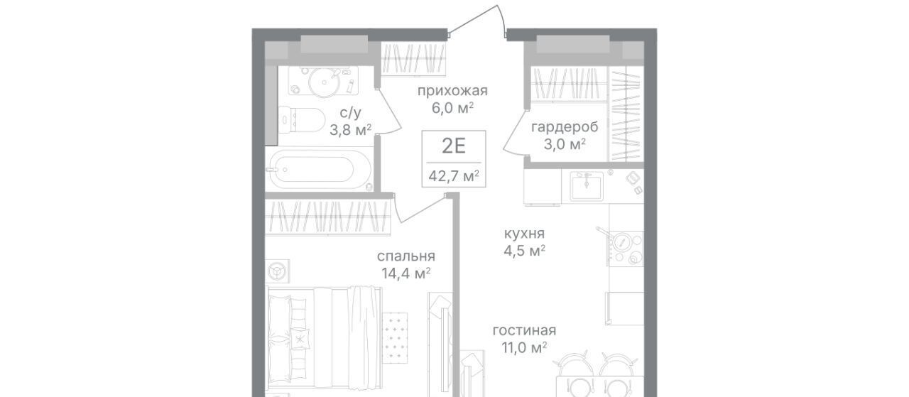 квартира г Москва метро Петровский парк проезд Старо-Петровско-Разумовский 1/23с 5 Парк фото 3