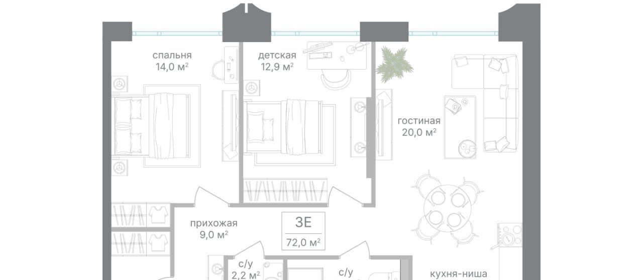 квартира г Москва метро Петровский парк проезд Старо-Петровско-Разумовский 1/23с 5 Парк фото 3