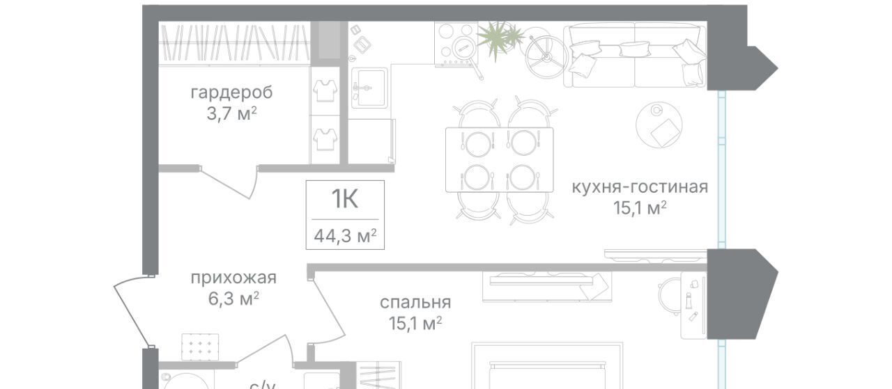 квартира г Москва метро Петровский парк проезд Старо-Петровско-Разумовский 1/23с 5 Парк фото 3