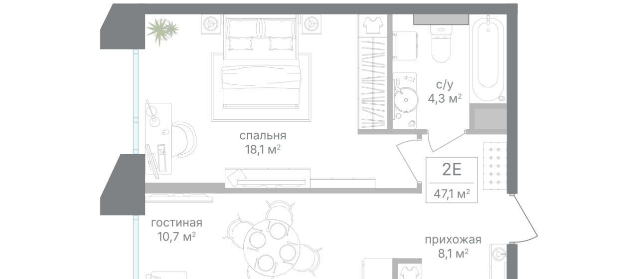 квартира г Москва метро Петровский парк проезд Старо-Петровско-Разумовский 1/23с 5 Парк фото 3