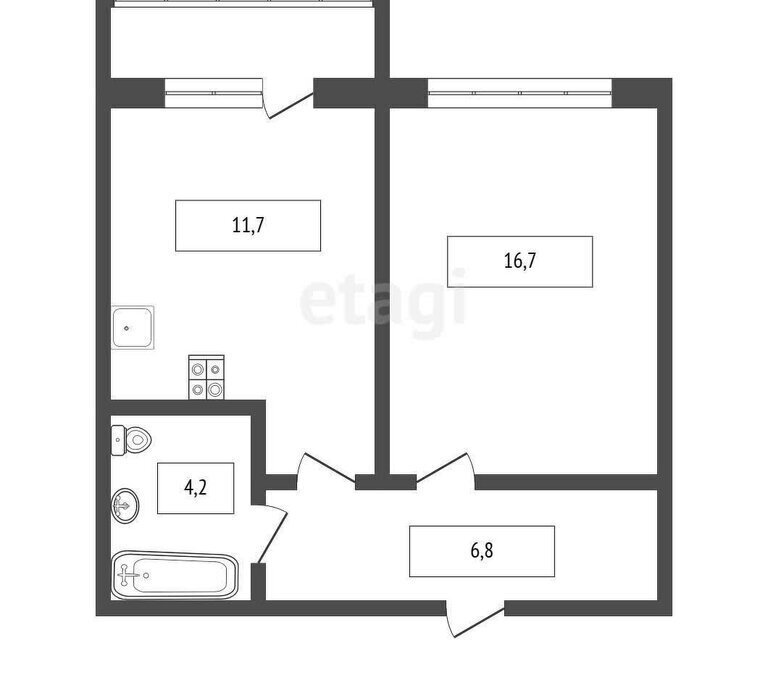 квартира г Новороссийск улица Матвейкина, 1 Ак 1 фото 1