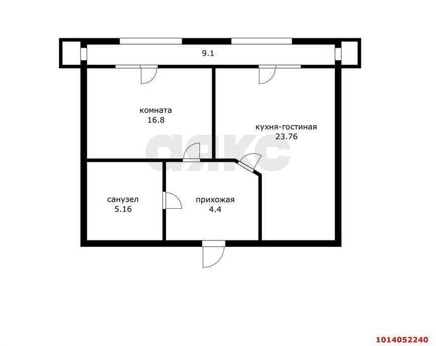 квартира г Краснодар р-н Карасунский ул Автолюбителей 1г фото 8