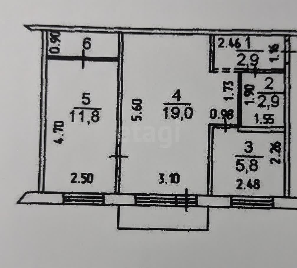 квартира г Кемерово р-н Центральный ул Сибиряков-Гвардейцев 314 фото 17