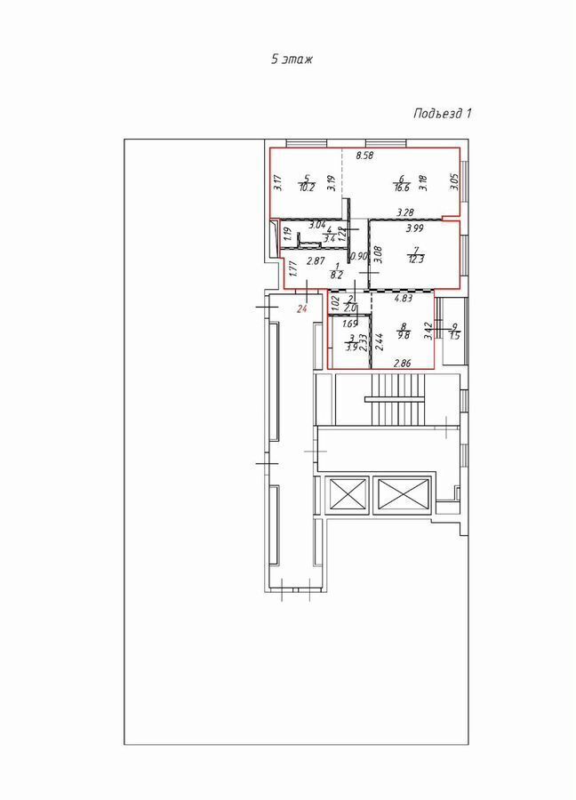 квартира г Одинцово ул Каштановая 8 Одинцовский г. о., Одинцово, Внуково фото 9