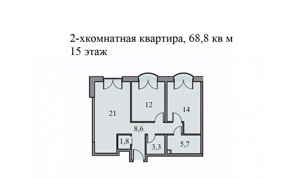 квартира г Москва метро Фонвизинская ул Академика Королева 21 дом «Достижение» муниципальный округ Марфино фото 2