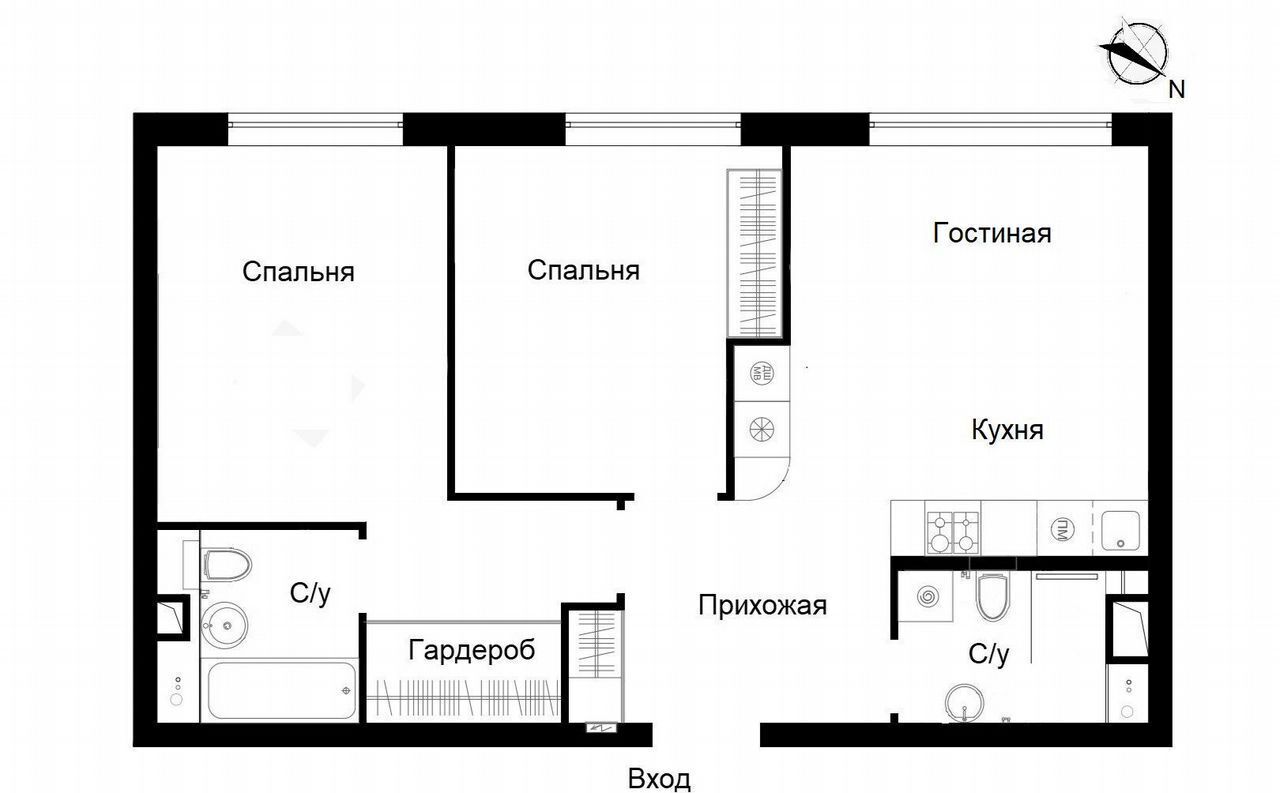 квартира г Москва метро Раменки ул Винницкая 8к/2 ЖК «Настоящее» муниципальный округ Раменки фото 15