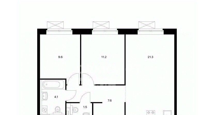 квартира г Москва метро Селигерская проезд Ильменский 17к/4 фото 2