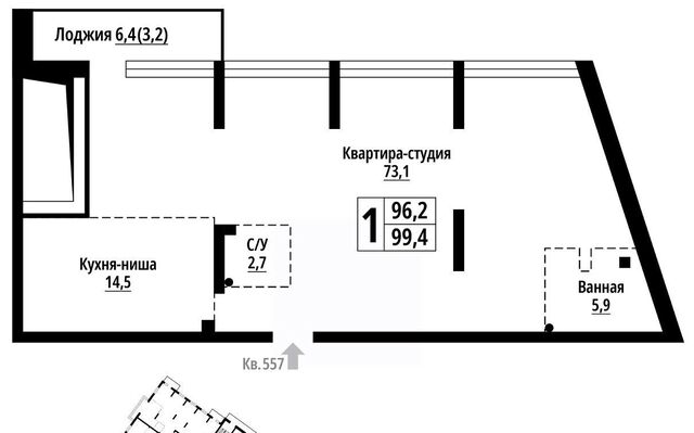 квартира р-н Центральный дом 12 фото