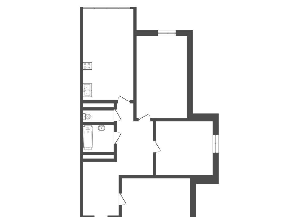 квартира г Тюмень р-н Калининский ул Ямская 77к/2 фото 2