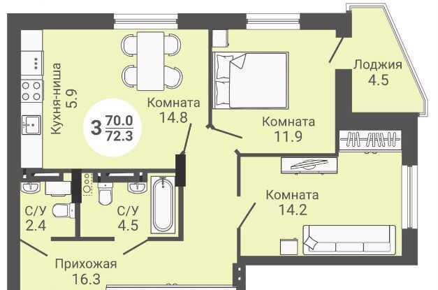 р-н Кировский дом 170 фото