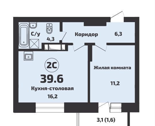 квартира р-н Новосибирский п Садовый Станционный сельсовет, Каспийская ул., 8, Новосибирск фото 6