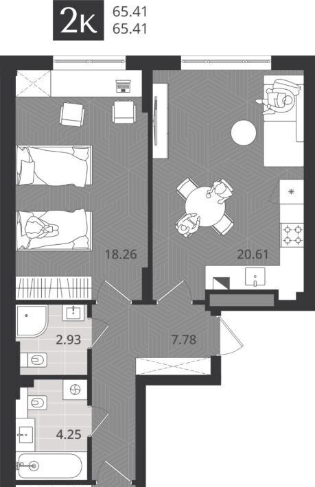 квартира г Калининград р-н Центральный ул Ломоносова 52 фото 1