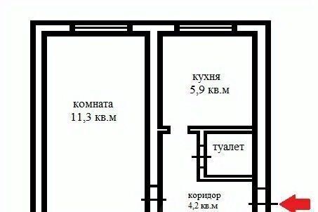 квартира г Архангельск Цигломенский ул Матросова 4 фото 2