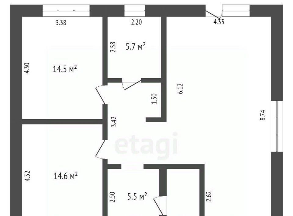 дом г Тюмень р-н Центральный проезд Балаклавский фото 3