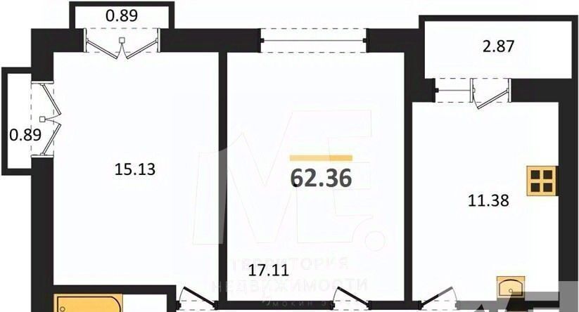 квартира г Калининград р-н Ленинградский ул Суздальская 15 фото 1