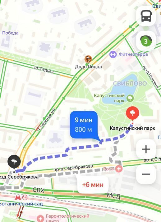 квартира г Москва проезд Серебрякова 11к/2 Ботанический сад фото 26