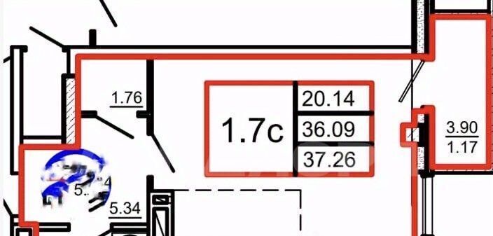 квартира г Ростов-на-Дону р-н Октябрьский ул Оганова 20с/2 фото 13