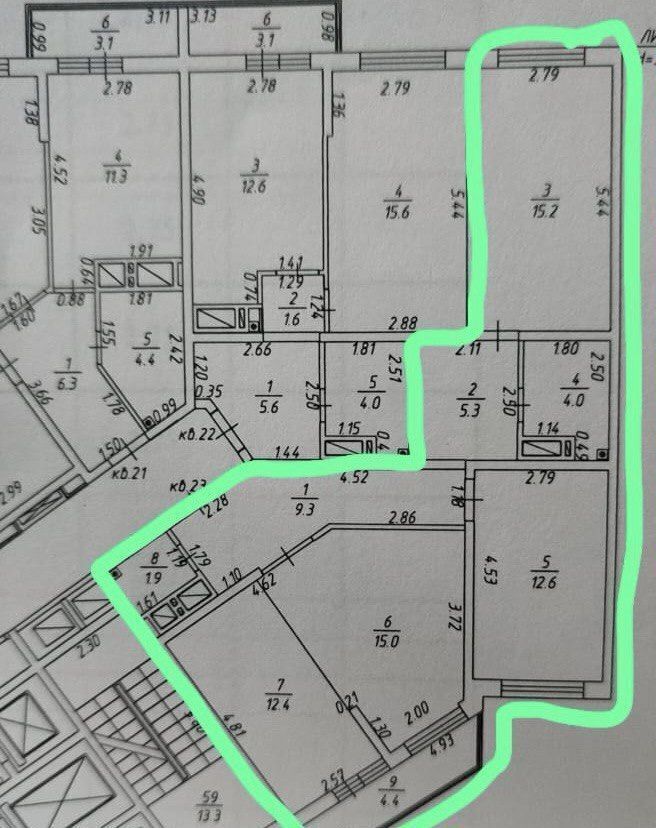 квартира г Краснодар р-н Прикубанский ул Домбайская 55к/6 фото 7