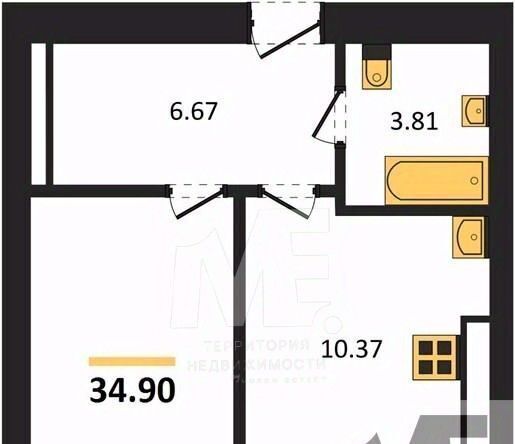 квартира г Калининград р-н Ленинградский ул Героя России Катериничева фото 1