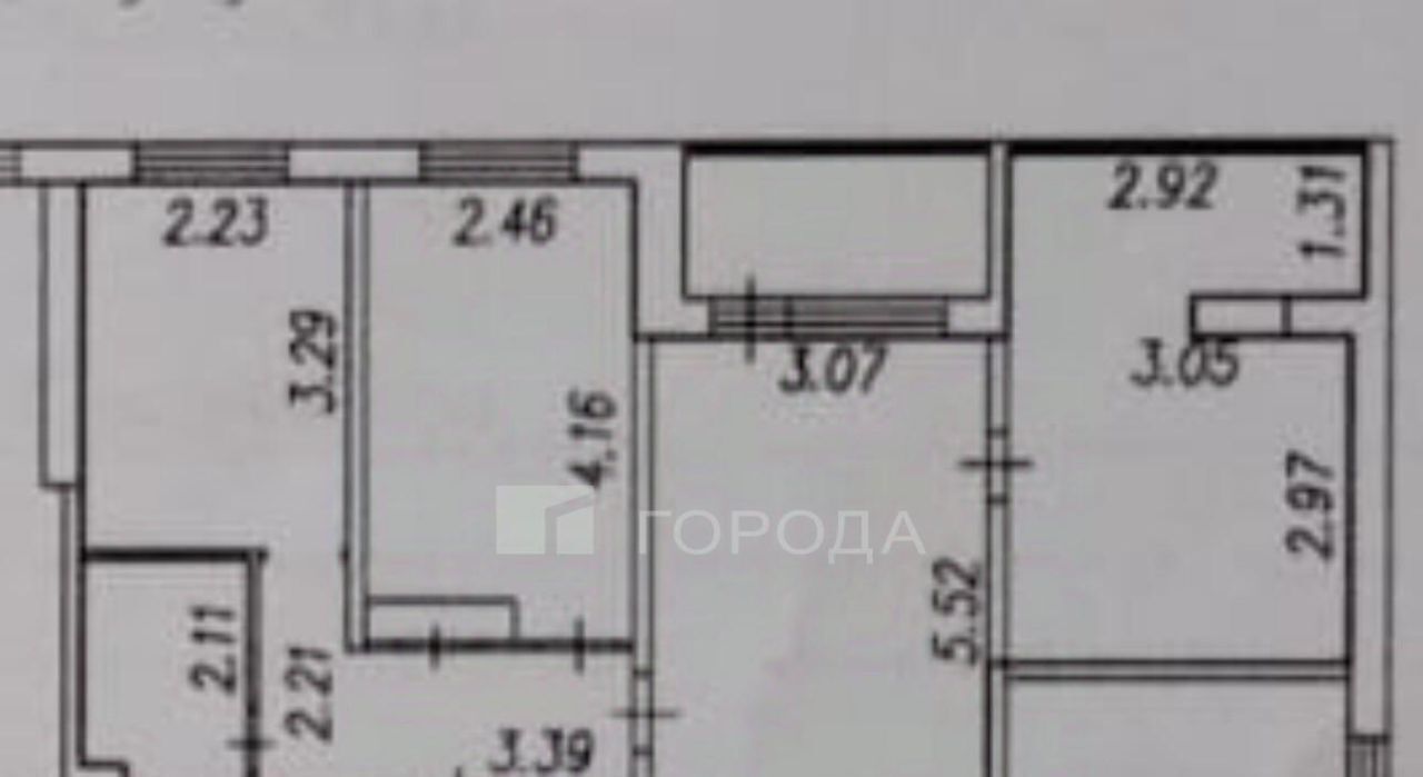 квартира г Новокузнецк р-н Новоильинский пр-кт Авиаторов 98а фото 2