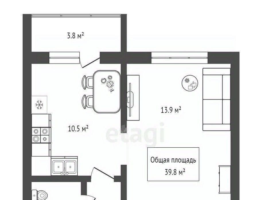 квартира г Новосибирск Заельцовская ул Кедровая 80/2 фото 1