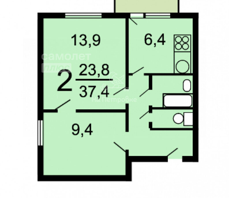 квартира г Москва метро Селигерская б-р Бескудниковский 57к/2 фото 24