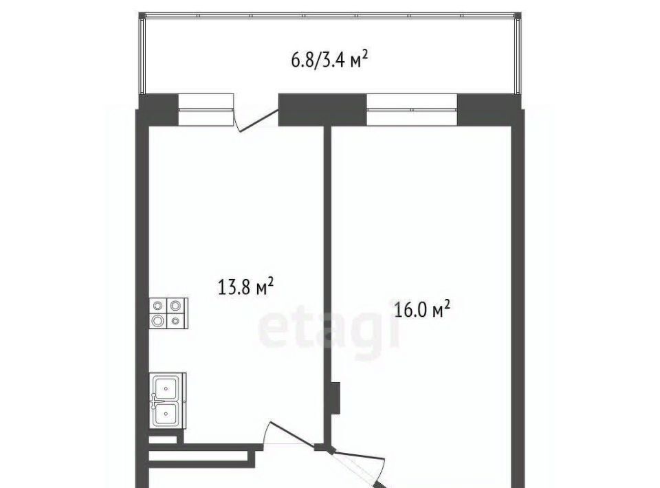 квартира г Чита р-н Ингодинский ул Кирова 39 фото 26