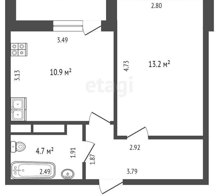 квартира г Краснодар р-н Прикубанский ул Скандинавская 1к/8 фото 7