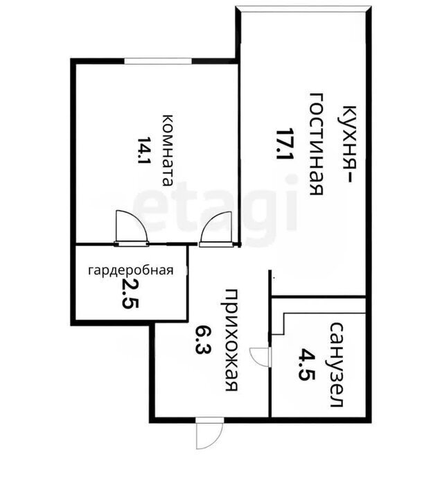 квартира г Краснодар р-н Карасунский ул им. Снесарева 10/1 фото 9