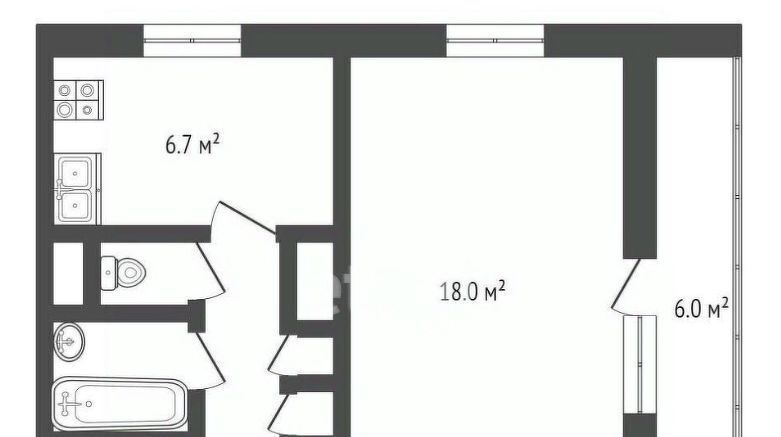 квартира г Москва метро Калужская ул Академика Волгина 17 фото 8