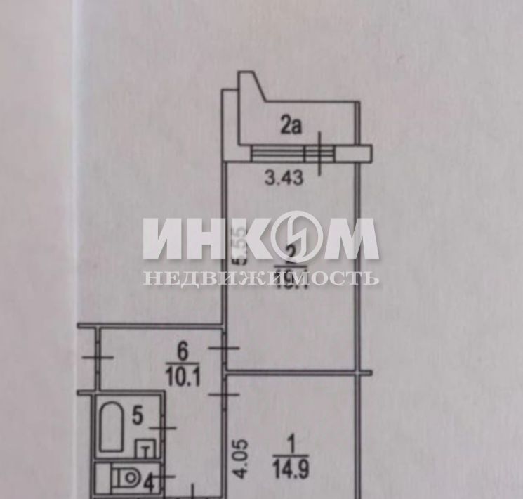 квартира г Москва метро Бабушкинская проезд Чукотский 4 фото 17