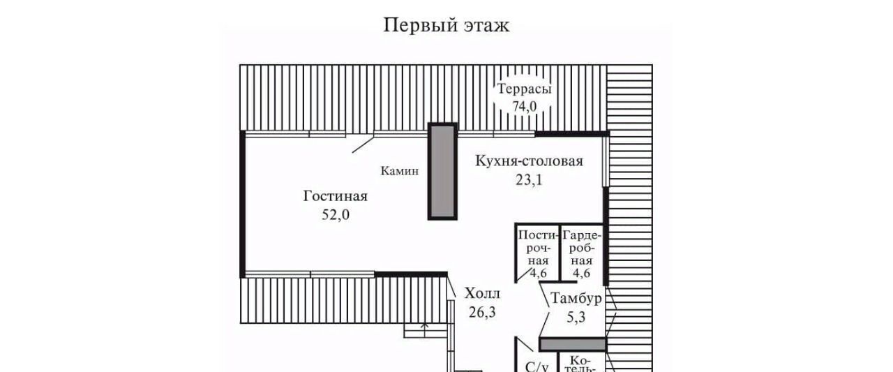 дом р-н Приозерский п Портовое с пос, Суходольское кп, Громовское фото 3