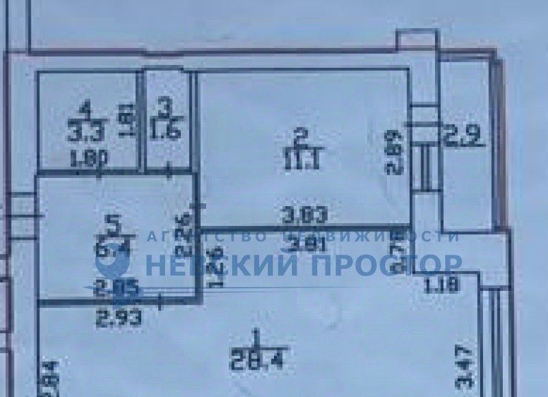 квартира г Санкт-Петербург метро Приморская ул Нахимова 9 фото 2