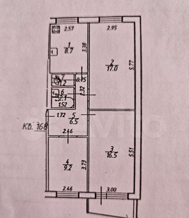 квартира р-н Веневский мкр Южный 16, Венев фото 19