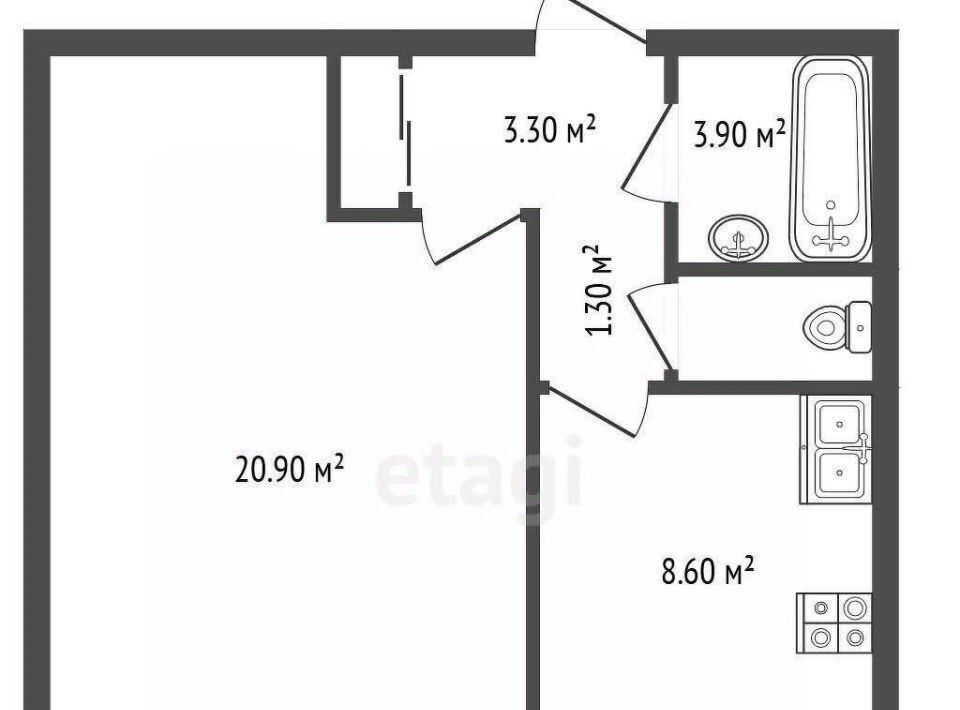 квартира г Москва ул Новоорловская 8к/1 направление Киевское (юго-запад) ш Боровское фото 2