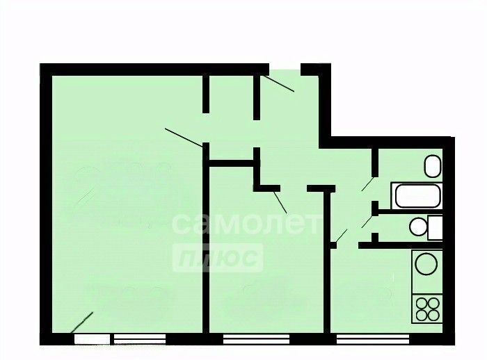 квартира г Москва метро Селигерская б-р Бескудниковский 57к/1 фото 2