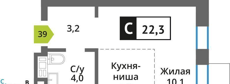 квартира городской округ Красногорск п Светлые Горы Марьино-Знаменское кв-л, Смарт Квартал Лесная Отрада жилой комплекс, Пятницкое шоссе фото 1