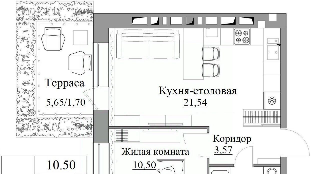 квартира г Калуга р-н Октябрьский Жилыеы Острова кв-л фото 1