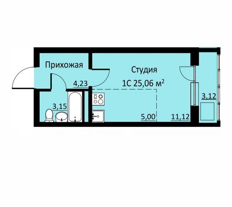 квартира р-н Пермский д Кондратово ул Водопроводная 6/1 фото 1