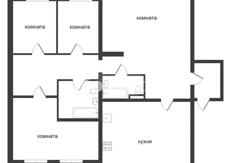 квартира г Тюмень ул Муравленко 5 городской округ Тюмень фото 2